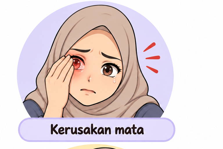 Kerusakan & Iritasi Mata Akut